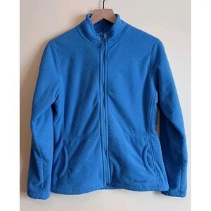 Marmot Women's Blue Full Zip Fleece Jacket | Lightweight Cozy Outdoor Layer Sz M